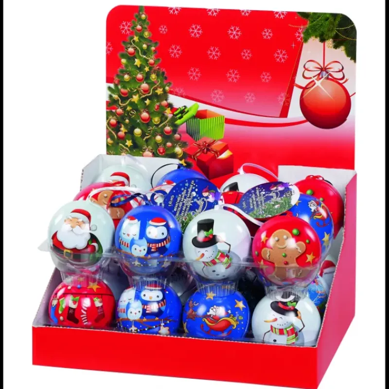 Chocolats À Offrir*HAMLET 24 Boules de Noël Garnies de Pièces en Chocolat 864 g