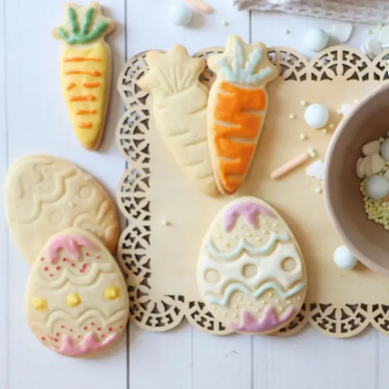 Emporte Pièce - Découpoir Pâtisserie|Ustensiles Pâtisserie*SCRAPCOOKING 2 Emporte Pièces avec Ejecteur Pâques