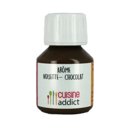 Arômes Alimentaires*CUISINEADDICT Arôme Alimentaire Chocolat Noisette 58 ml