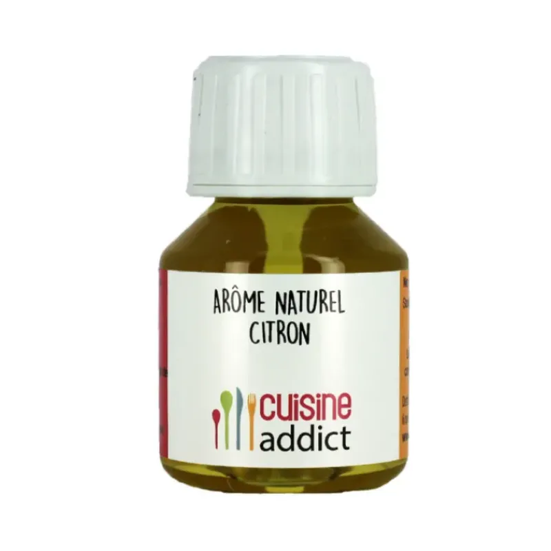 Arômes Alimentaires*CUISINEADDICT Arôme Alimentaire Naturel Citron 58 ml