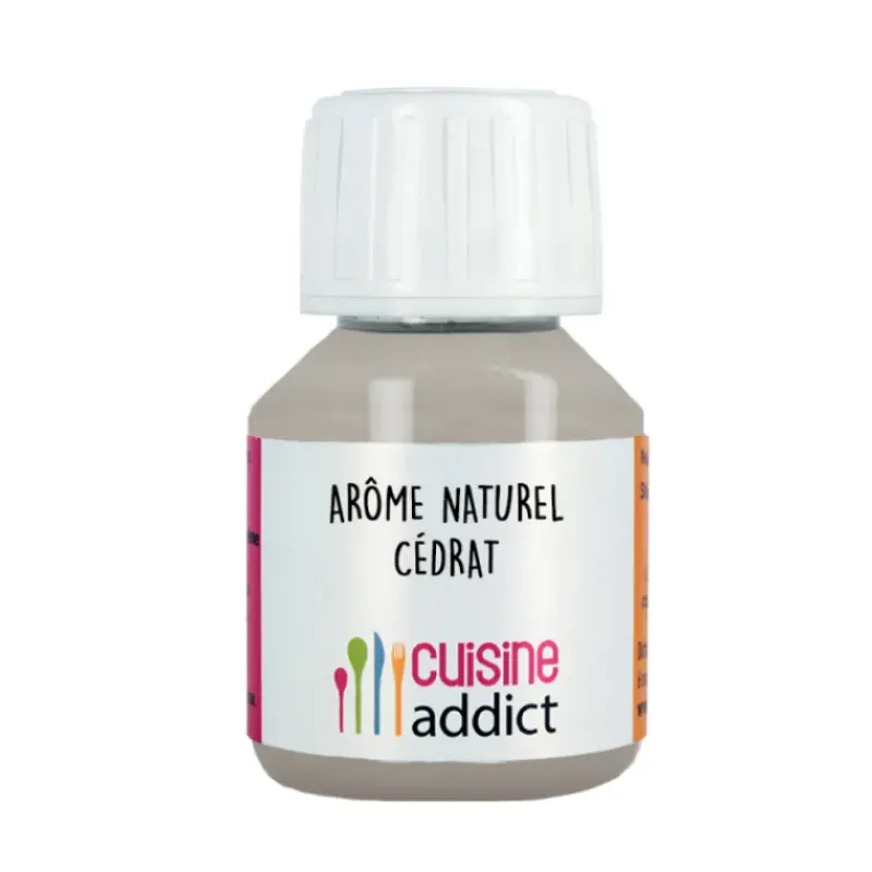 Arômes Alimentaires*CUISINEADDICT Arôme alimentaire naturel Cedrat 58ml