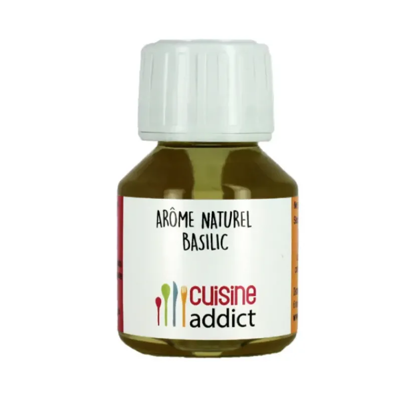 Arômes Alimentaires*CUISINEADDICT Arôme alimentaire Naturel Basilic 58ml