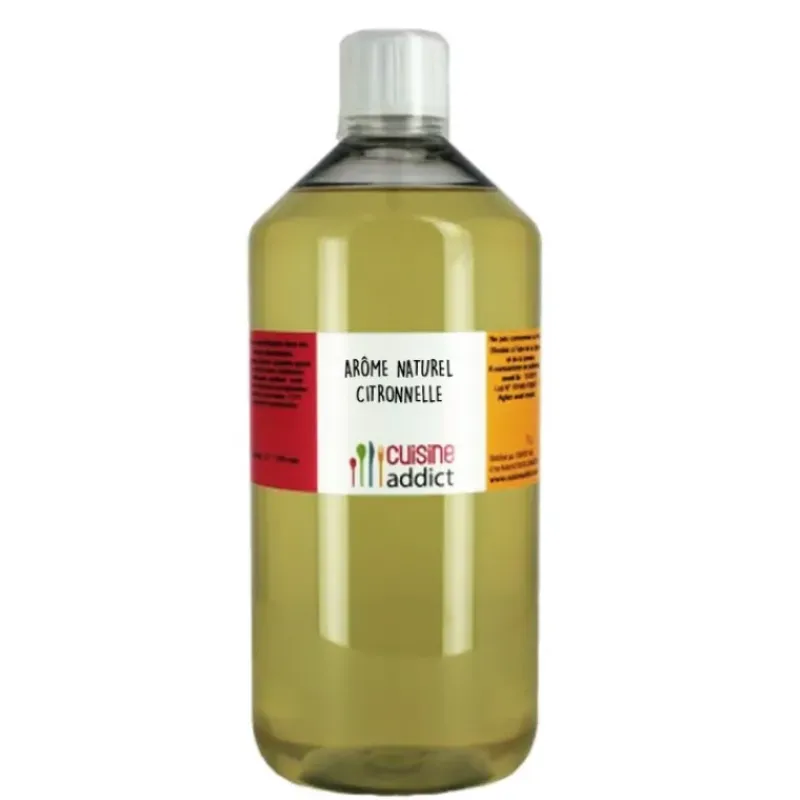 Arômes Alimentaires*CUISINEADDICT Arôme Alimentaire Naturel Citronnelle 1 L