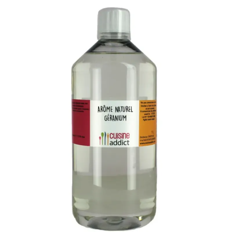 Arômes Alimentaires*CUISINEADDICT Arôme Alimentaire Naturel Géranium 1 L