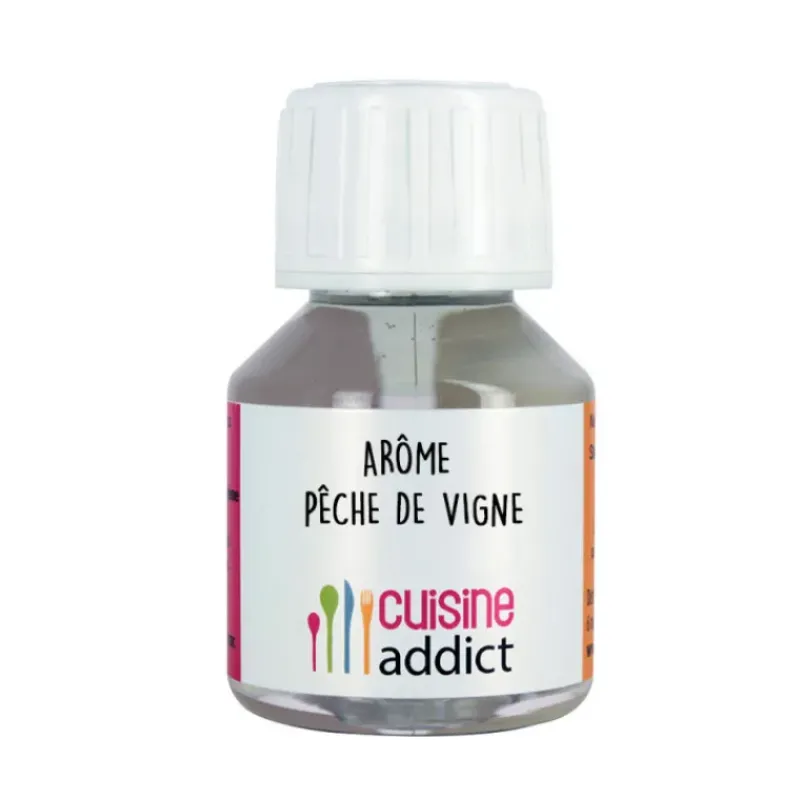 Arômes Alimentaires*CUISINEADDICT Arôme alimentaire Pêche de vigne 58ml