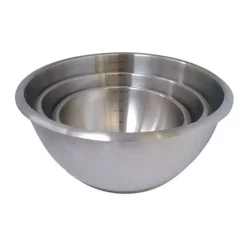 Culs De Poule*DE BUYER Bassine Demi-Sphérique Inox et Fond Silicone Ø 30 cm