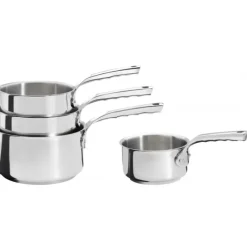 Casseroles*DE BUYER Batterie Cuisine Induction Casserole Inox Ø 14-16-18-20 cm Milady
