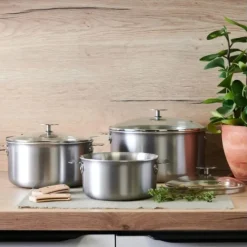 Batterie De Cuisine|Casseroles*DE BUYER Batterie de Cuisine 7 pièces Alchimy Loqy