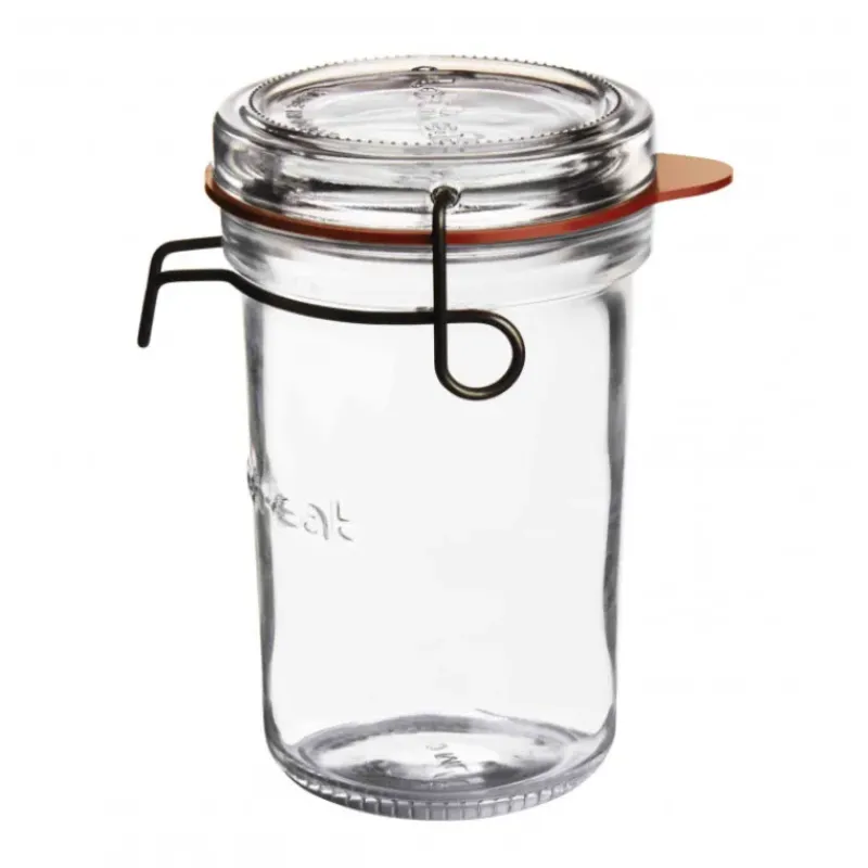 Conservation*LUIGI BORMIOLI Bocal en Verre 35 cl (x6) Lock Eat