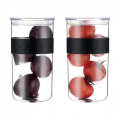 Conservation*BODUM Bocal Plastique 2 L avec Couvercle (x2) PRESSO