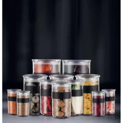 Conservation*BODUM Bocal Plastique 250 ml avec Couvercle (x4) PRESSO