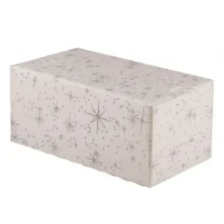 Emballage Alimentaire*CUISINEADDICT Boîte à Bûche Isotherme 35x11cm Étoiles (x25)