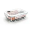 Plat De Cuisson|Conservation*PEBBLY Boîte de Conservation en Verre Rectangle 1 L