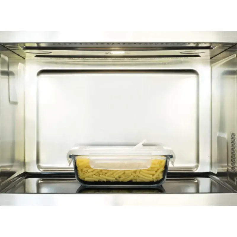 Plat De Cuisson|Conservation*PEBBLY Boîte de Conservation en Verre Rectangle 650 ml