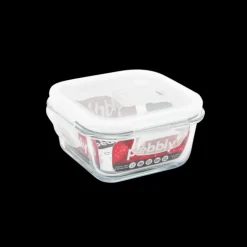 Plat De Cuisson|Conservation*PEBBLY Boîte de Conservation en Verre Carré 320 ml