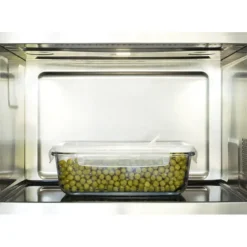 Plat De Cuisson|Conservation*PEBBLY Boîte de Conservation en Verre Rectangle 1,5 L