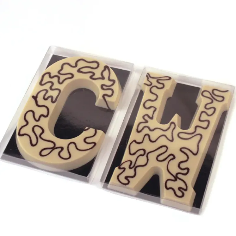 Emballage Alimentaire*CHOCOLATE WORLD Boîte Emballage Chocolat avec Fond Noir 17,6 x 11,7 cm (x100)