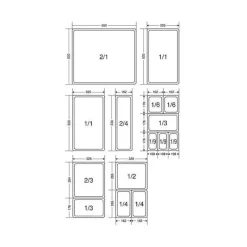 Conservation*BOURGEAT Boîte Modulus Gastronorme 8 litres GN 2/3 H10 cm