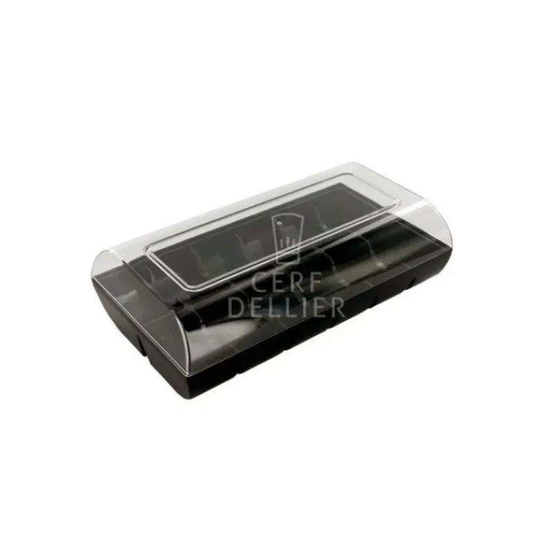 Emballage Alimentaire*GATODECO Boîte Noire pour 12 Macarons Gatodéco