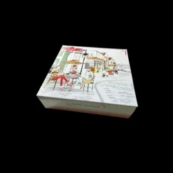 Emballage Alimentaire*CUISINEADDICT Boîte pâtissière Balade Gourmande - 16 x H 5 cm - (x50)