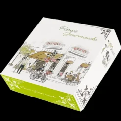 Emballage Alimentaire*CUISINEADDICT Boîte pâtissière Pause Gourmande - 20 x H 5 cm - (x50)