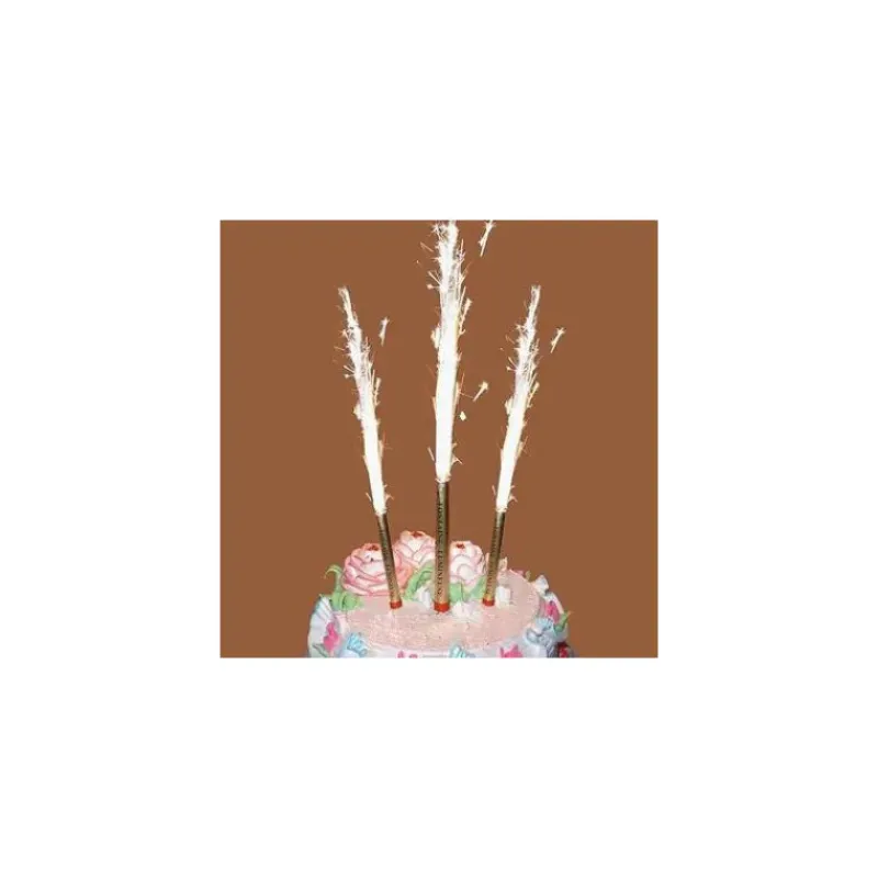 Décoration Gâteau*CUISINEADDICT Bougie fontaine Etincelles 60 secondes (x10)