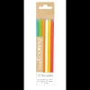 Décoration Gâteau*SCRAPCOOKING Bougies Longues Multicolore 12 cm (x12)