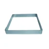 Cercle À Patisserie*MALLARD FERRIERE Cadre à Entremets Inox 30 x 30 cm x H 3,5 cm Mallard