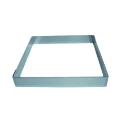 Cercle À Patisserie*MALLARD FERRIERE Cadre à Entremets Inox 28 x 28 cm x H 3,5 cm Mallard