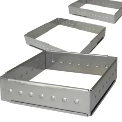 Cercle À Patisserie*GOBEL Cadre à Opéra Extensible 16 x 28 H 4,5 cm Inox