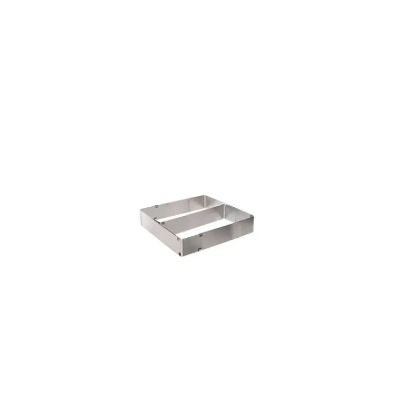 Cercle À Patisserie*SCRAPCOOKING Cadre à Pâtisserie Extensible Inox Rectangle
