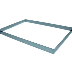 Cercle À Patisserie*MALLARD FERRIERE Cadre à Pâtisserie Inox 57 x 37 cm x H 3 cm Mallard