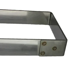 Cercle À Patisserie*MALLARD FERRIERE Cadre Rectangle Inox 57 x 11 cm x H 3 cm Mallard