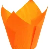 Moules En Papier*NORDIA Caissettes en Papier Tulipcup Orange Ø 5 cm H 8 cm (x200)