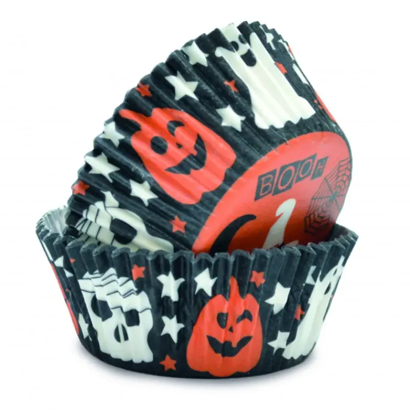 Moules En Papier*SCRAPCOOKING Caissettes Halloween (x36) -