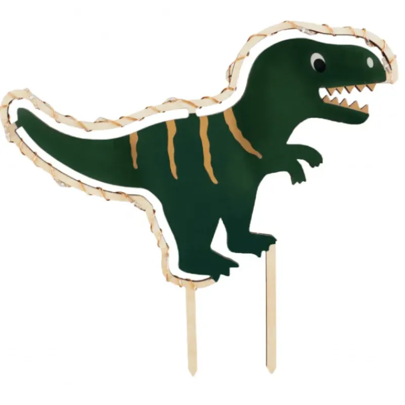 Décoration Gâteau*SCRAPCOOKING Cake Topper Dinosaure Led