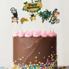 Décoration Gâteau*PATISDECOR Cake Topper Happy Birthday Singes (x5) Patisdécor