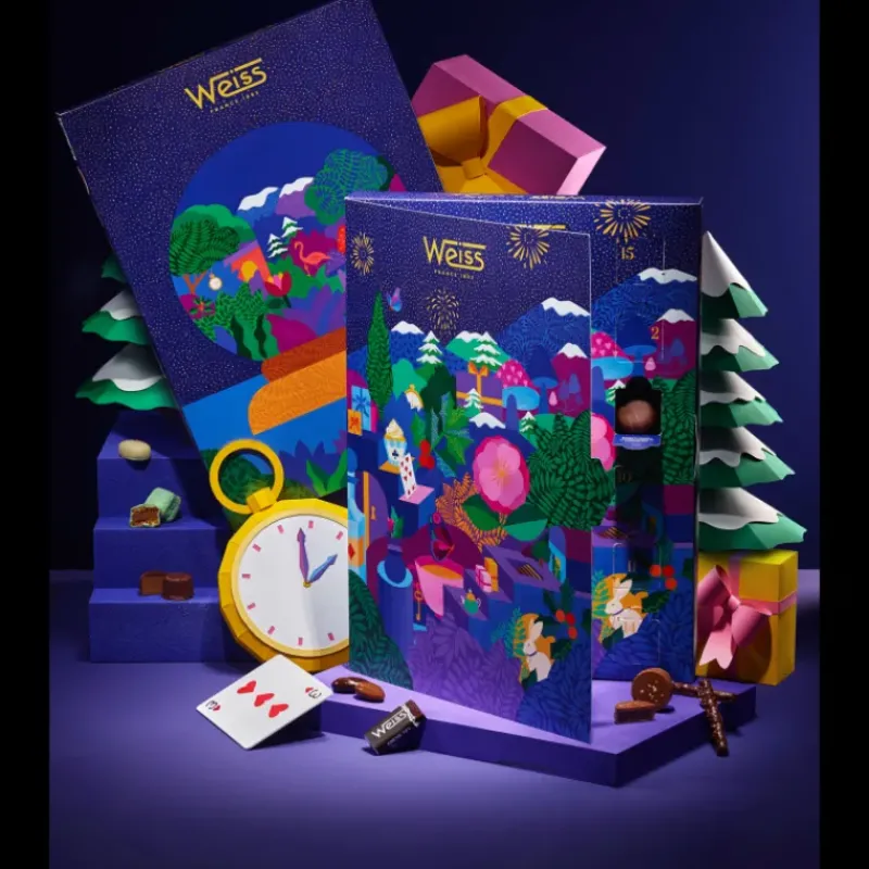 Chocolats À Offrir*WEISS Calendrier de l'Avent Chloé Weinfeld 210 g
