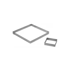 Cercle À Patisserie*MALLARD FERRIERE Carré à tarte Inox 24 x 24 cm Mallard