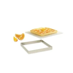 Cercle À Patisserie*DE BUYER Carré perforé 17,5 cm de L'école Valrhona par