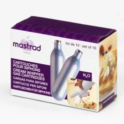 Siphons & Cartouches*MASTRAD Cartouche N2O pour Siphon 8g (x10)