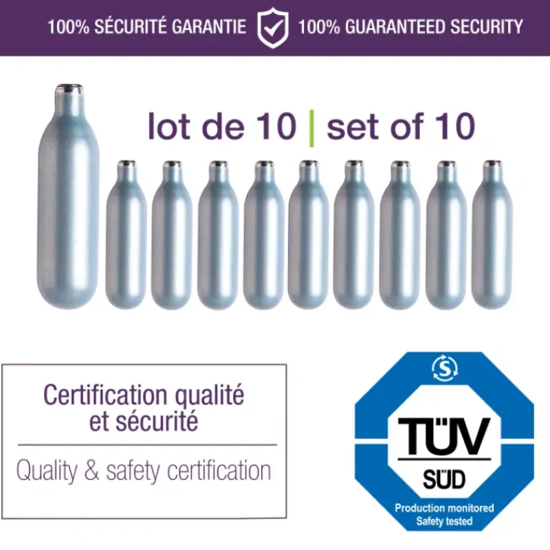 Siphons & Cartouches*MASTRAD Cartouche N2O pour Siphon 8g (x10)