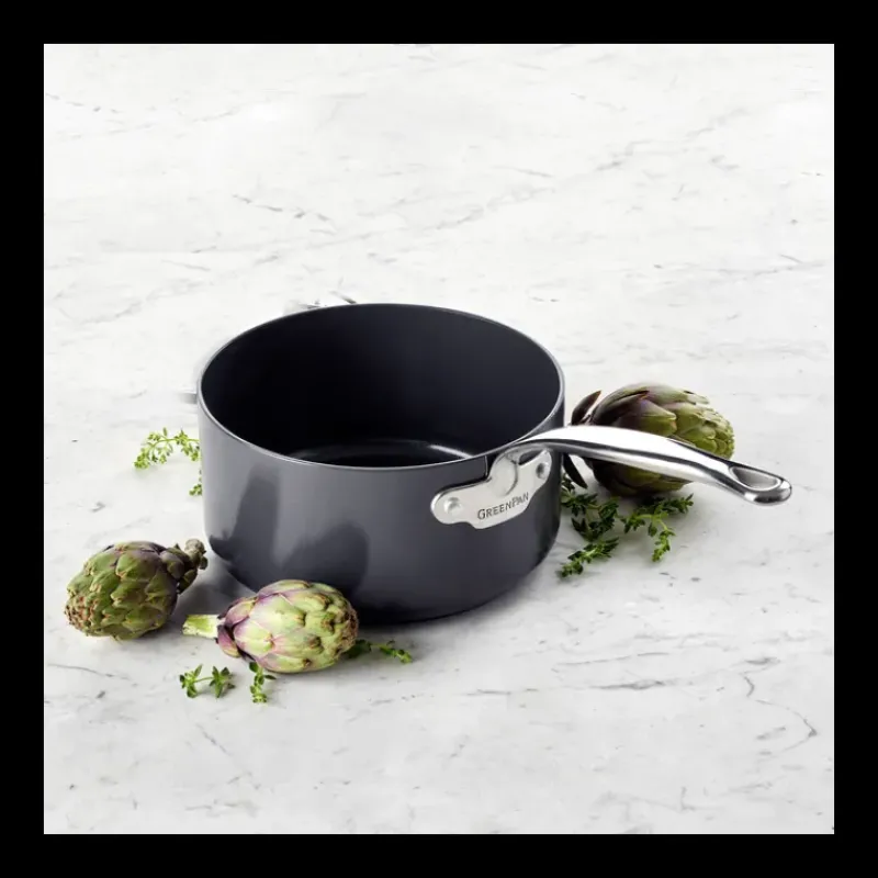 Casseroles*GREENPAN Casserole Céramique Ø 18 cm, 2L, collection BARCELONA PRO ™