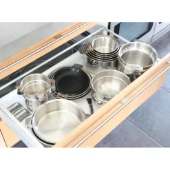 Casseroles*CRISTEL Casserole Mutine Ø 14 cm Manche Amovible Inox