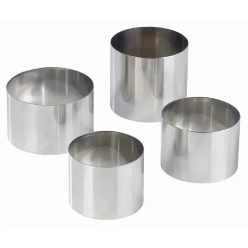 Cercle À Patisserie*MALLARD FERRIERE Cercle à Mousse Individuel Inox 5,5 cm x H 5 cm Mallard