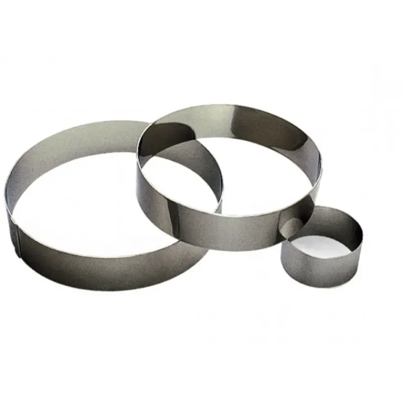 Cercle À Patisserie*MALLARD FERRIERE Cercle à Mousse Inox 30 cm x H 4,5 cm Mallard