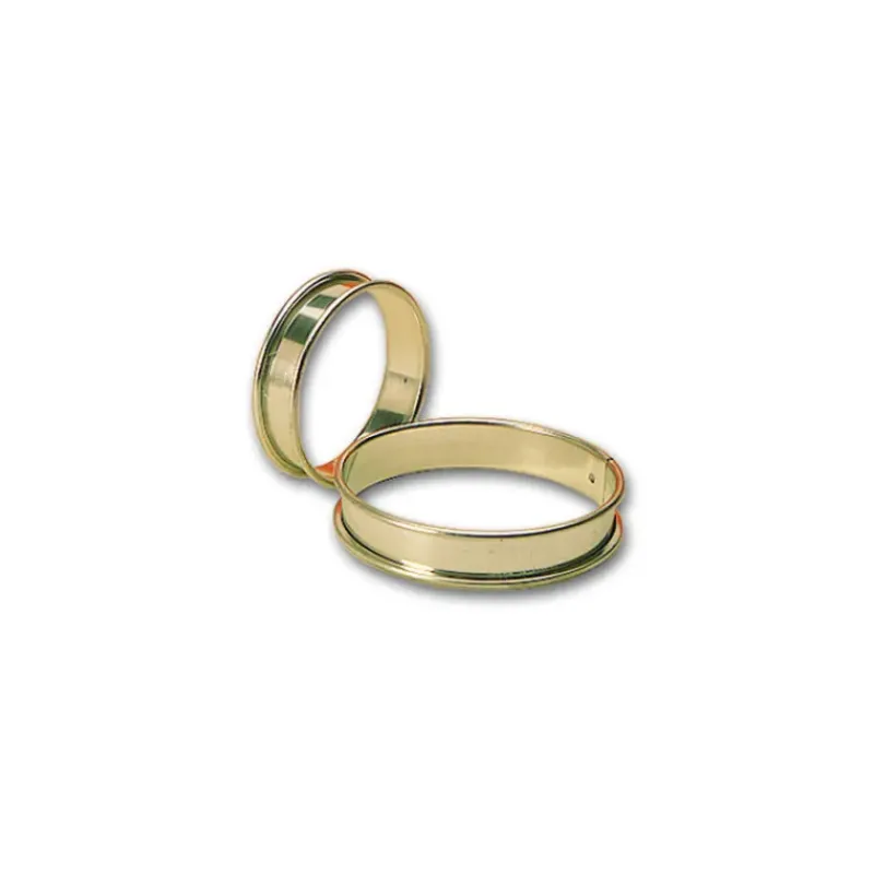 Cercle À Patisserie*MATFER Cercle à Tarte Inox Ø 7,5 cm x H 1,6 cm (x6)