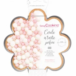Cercle À Patisserie*SCRAPCOOKING Cercle à Tarte Perforé Marguerite Ø 30 cm Inox