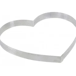 Cercle À Patisserie*DE BUYER Cercle perforé forme coeur ø 21 cm de L'école Valrhona par