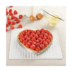 Cercle À Patisserie*DE BUYER Cercle perforé forme coeur ø 18 cm de L'école Valrhona par